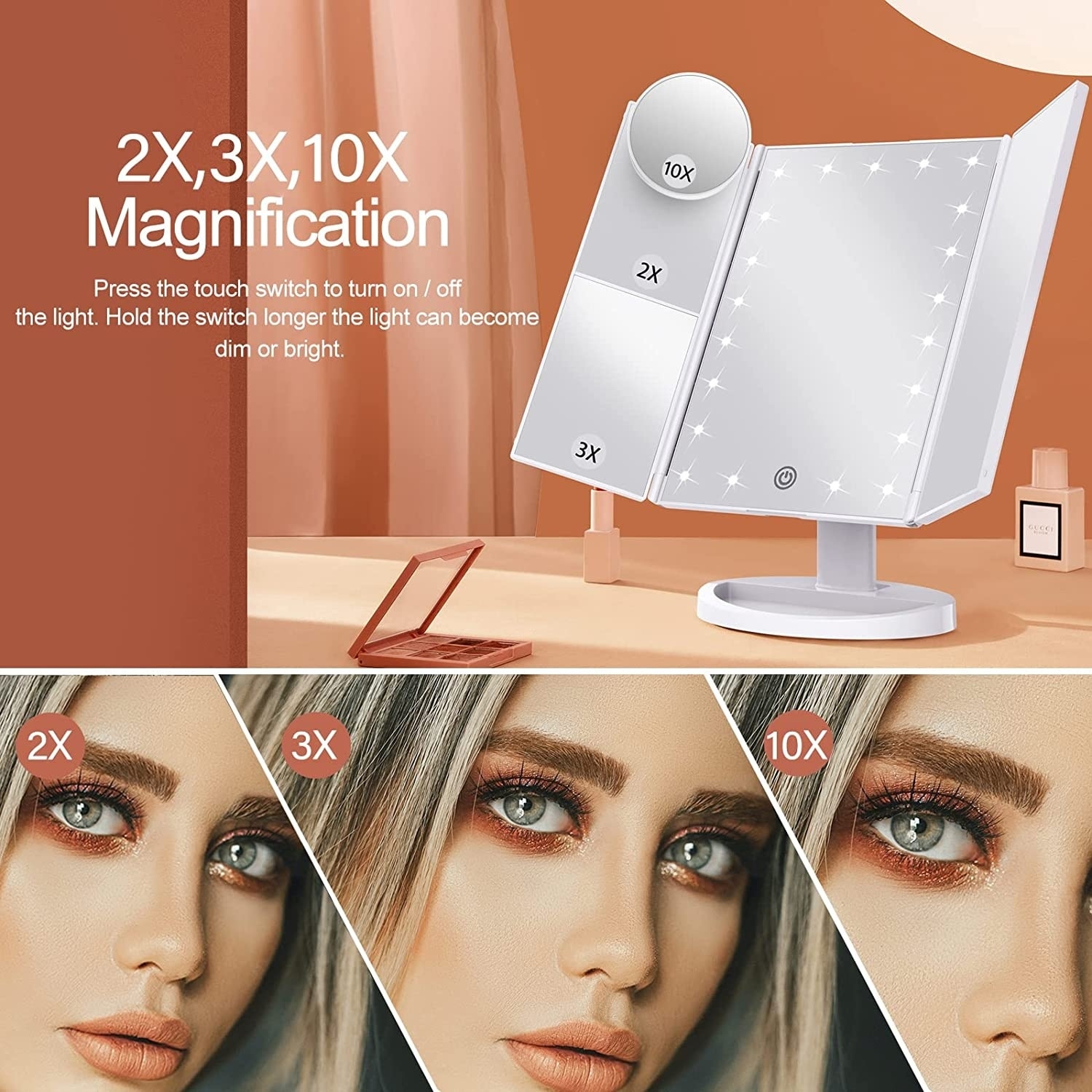 Bed bath and beyond makeup mirror online